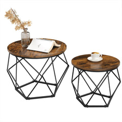 Rustic Geometric Nest Tables