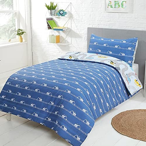 Car Track Duvet Set