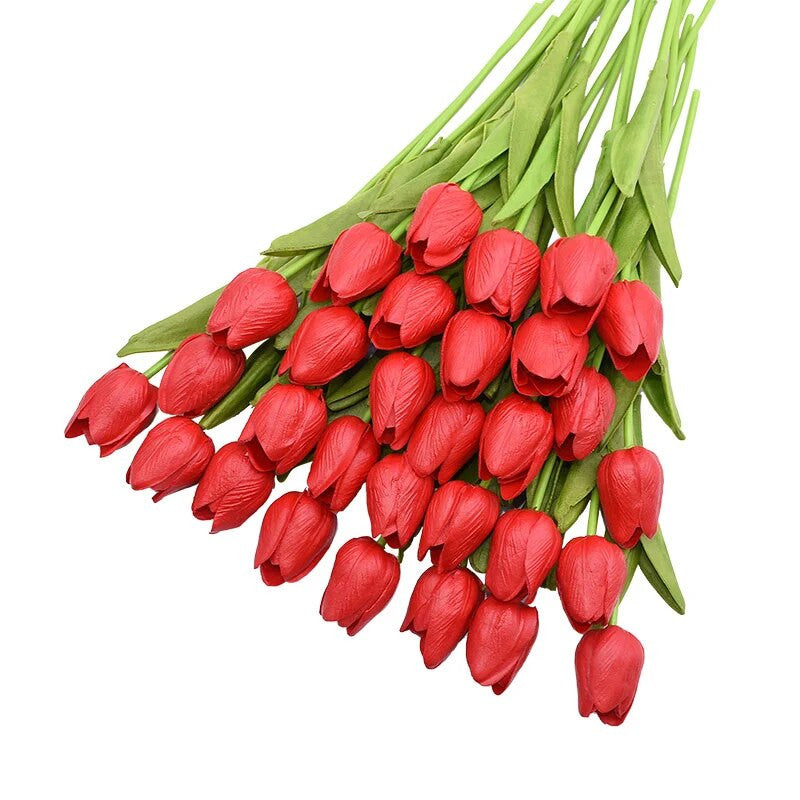 31Pcs Artificial Tulips