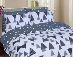 100% Cotton Snow Mountain Reversible Duvet Set