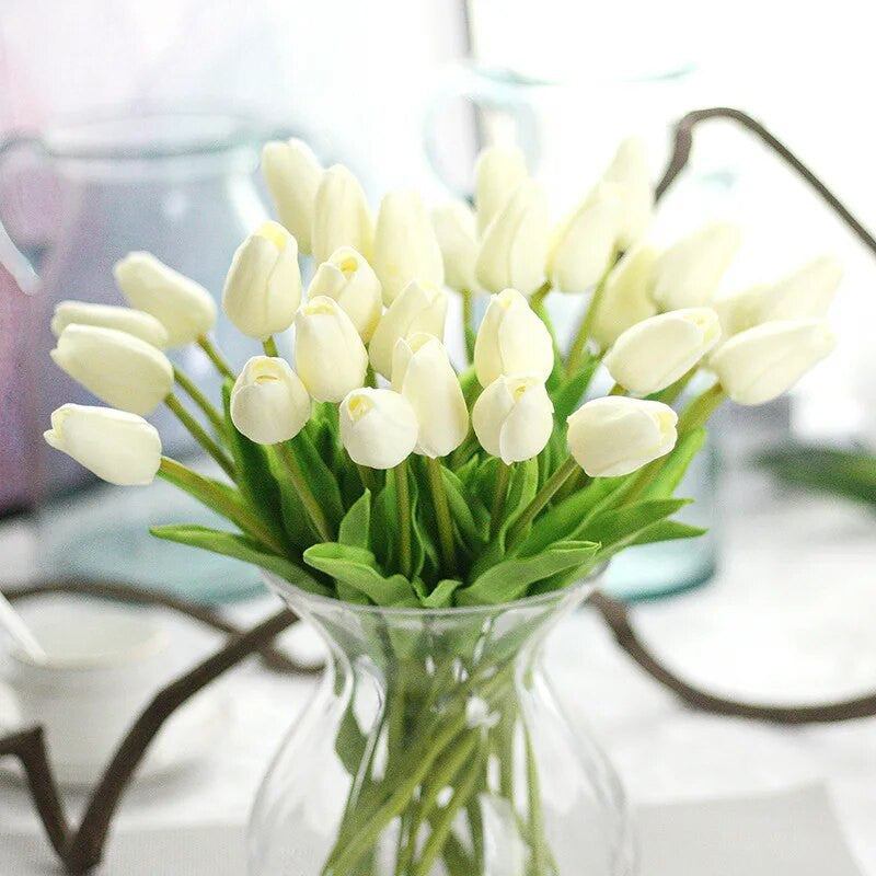 31Pcs Artificial Tulips