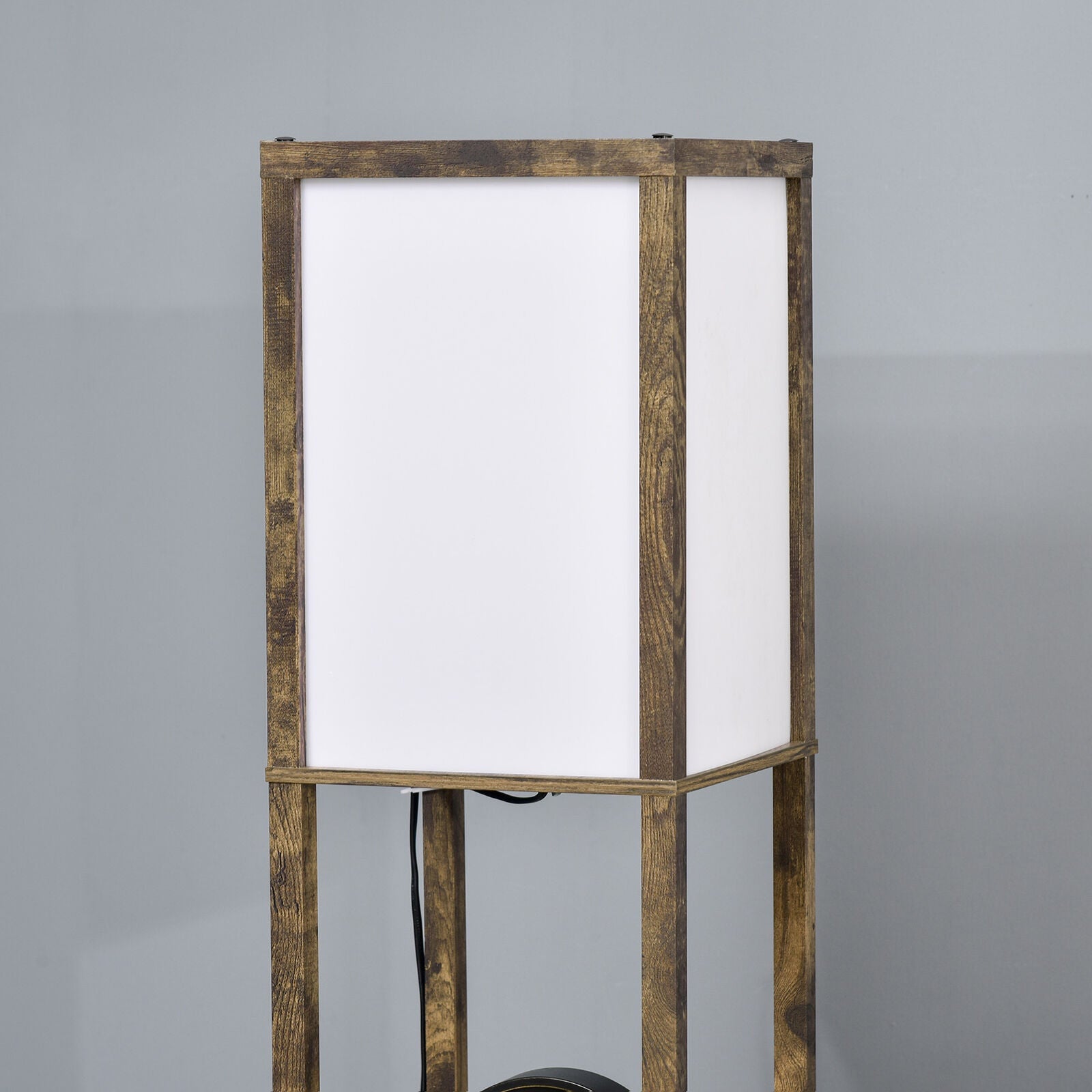 Rustic 3 Tier Storage Lamp