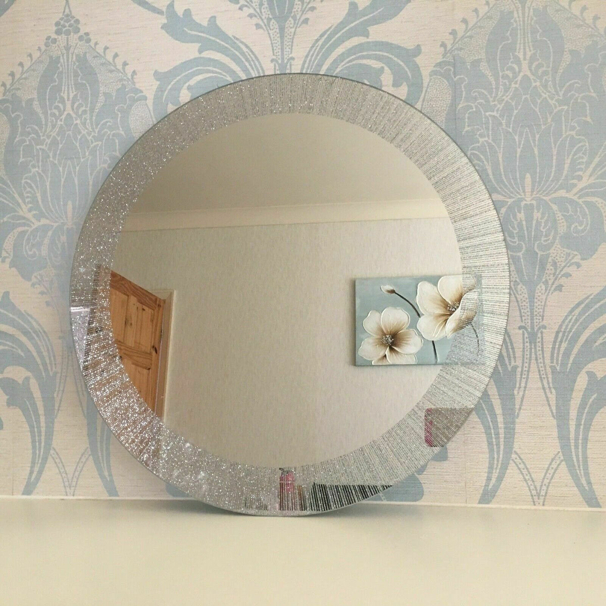 Round Diamond Sparkle Mirror