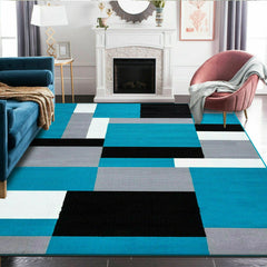 Teal Blue Rug