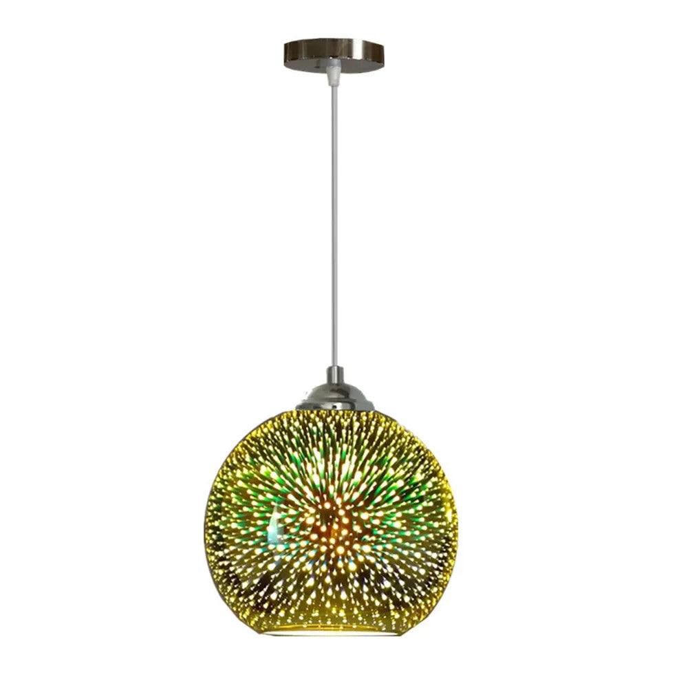 Perforated Glass Ceiling Light