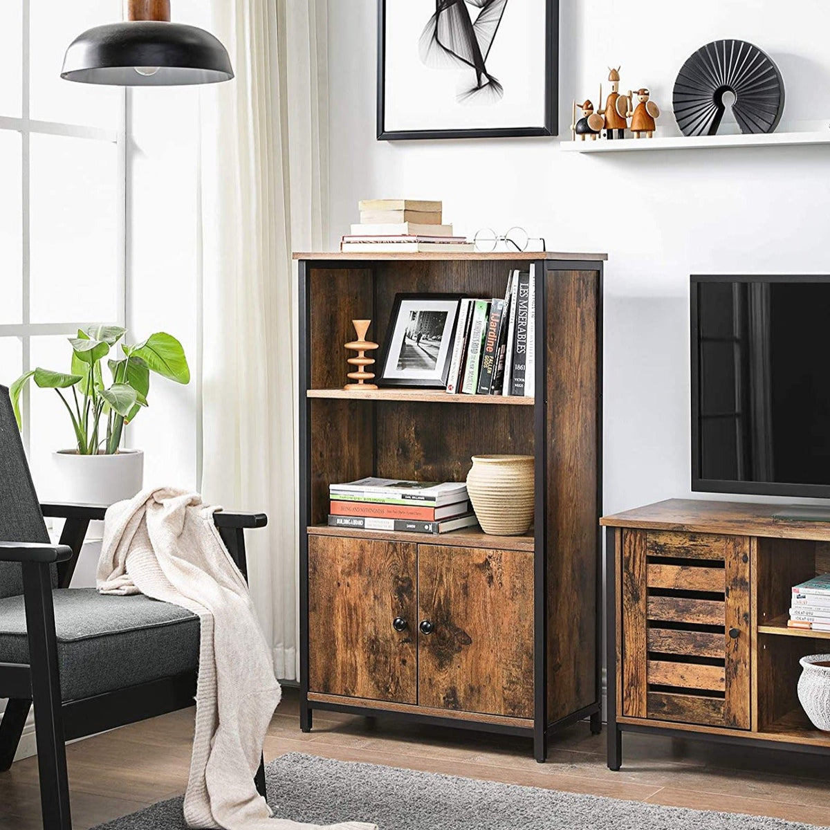 Rustic Brown Cambridge Cabinet