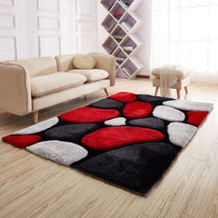 3D Multi-Coloured Pebbles Rug