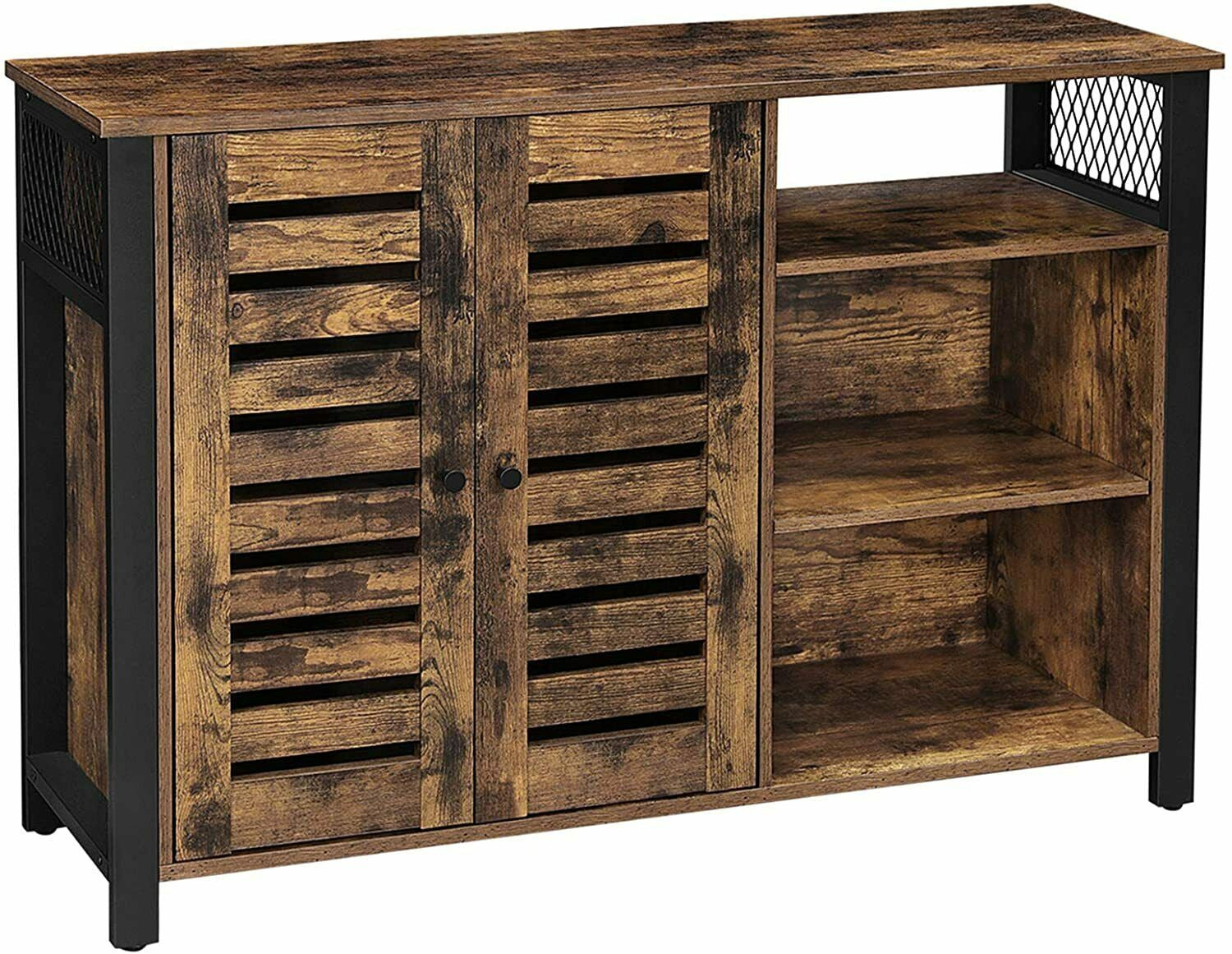 Rustic Double Door Industrial Cabinet