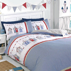 Beach Huts Duvet Set