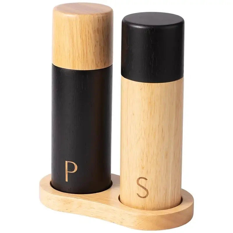 Wooden Salt & Pepper Grinder Set