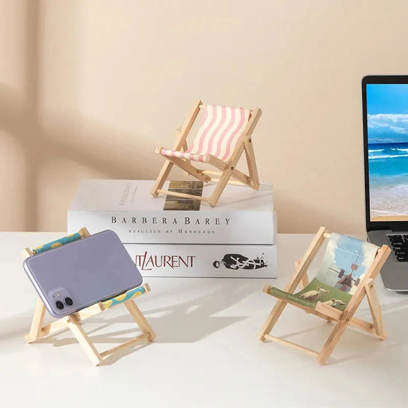 Beach Chair Phone Stand