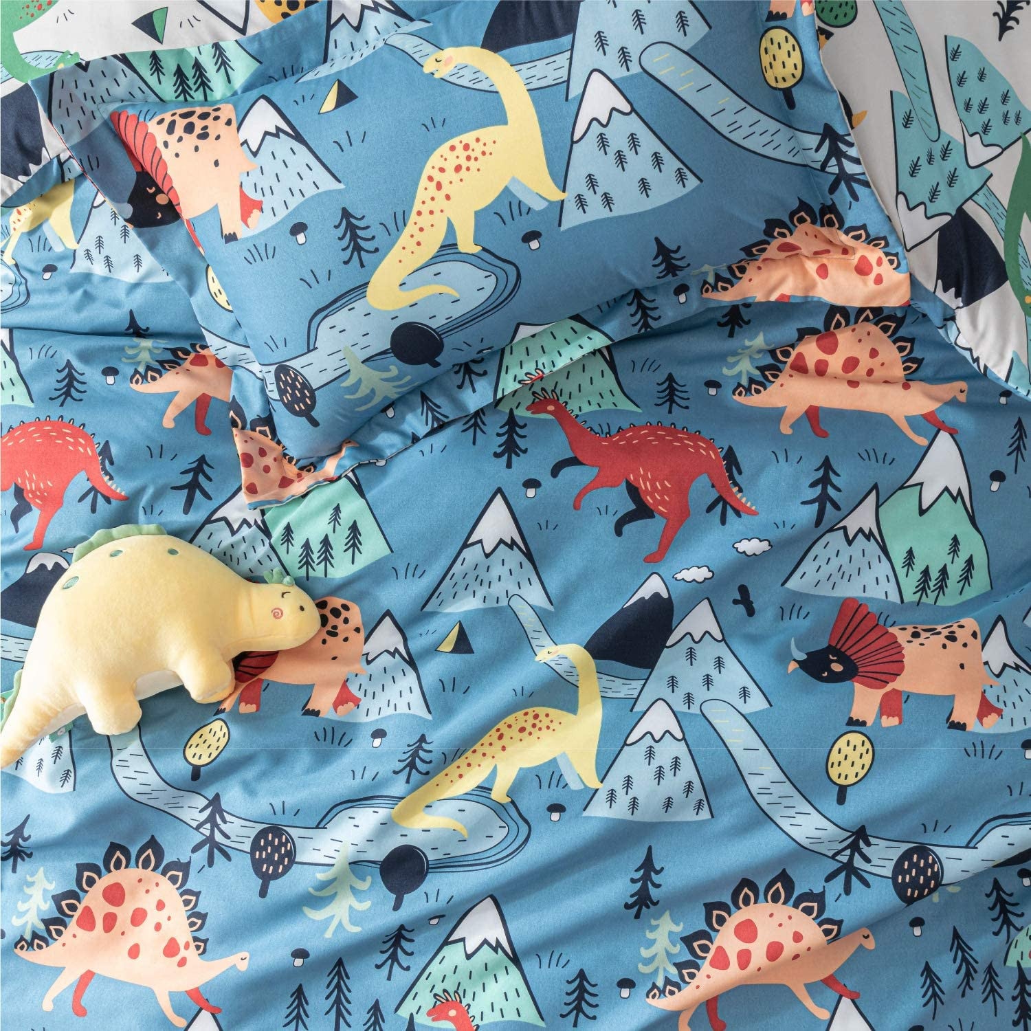 Dinosaur Mountain Duvet Set