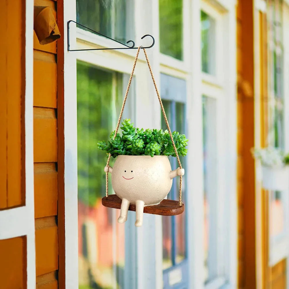 Happy Swinging Pot Planter