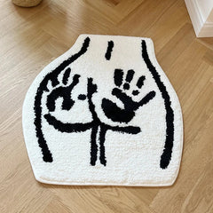 Handprint Rug