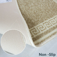 Sand Beige Greek Border Rug