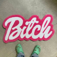 B*tch Script Rug