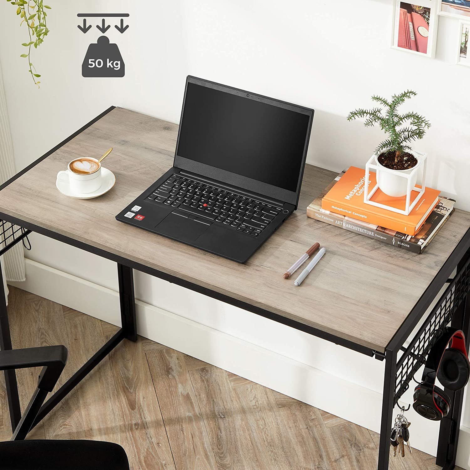 Beige Captain Hook Rustic Desk