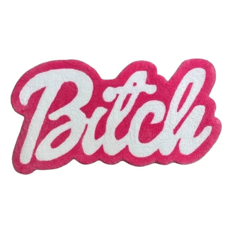 B*tch Script Rug