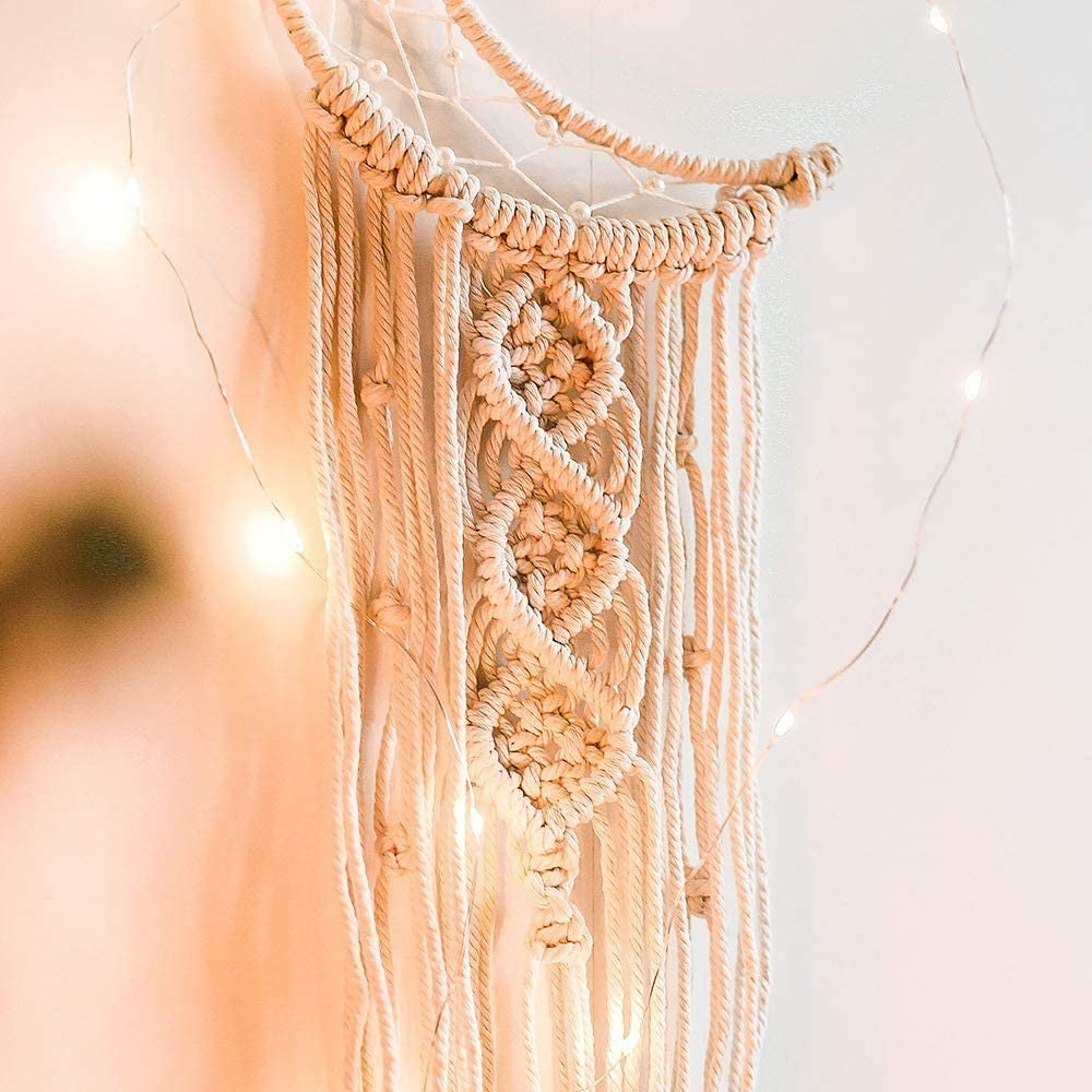 Wall Hanging with LED Light Dream Catcher