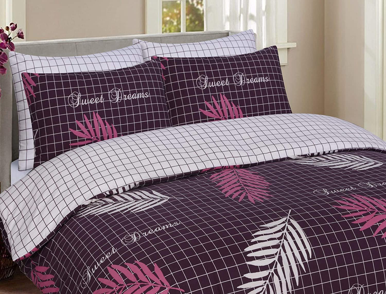 100% Cotton Sweet Dreams Reversible Duvet Set