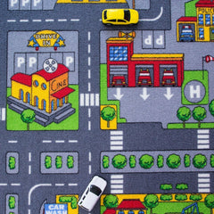 Children Play Village Road Rug