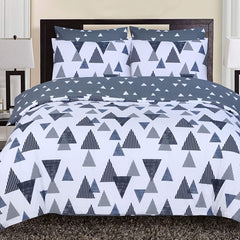 100% Cotton Snow Mountain Reversible Duvet Set