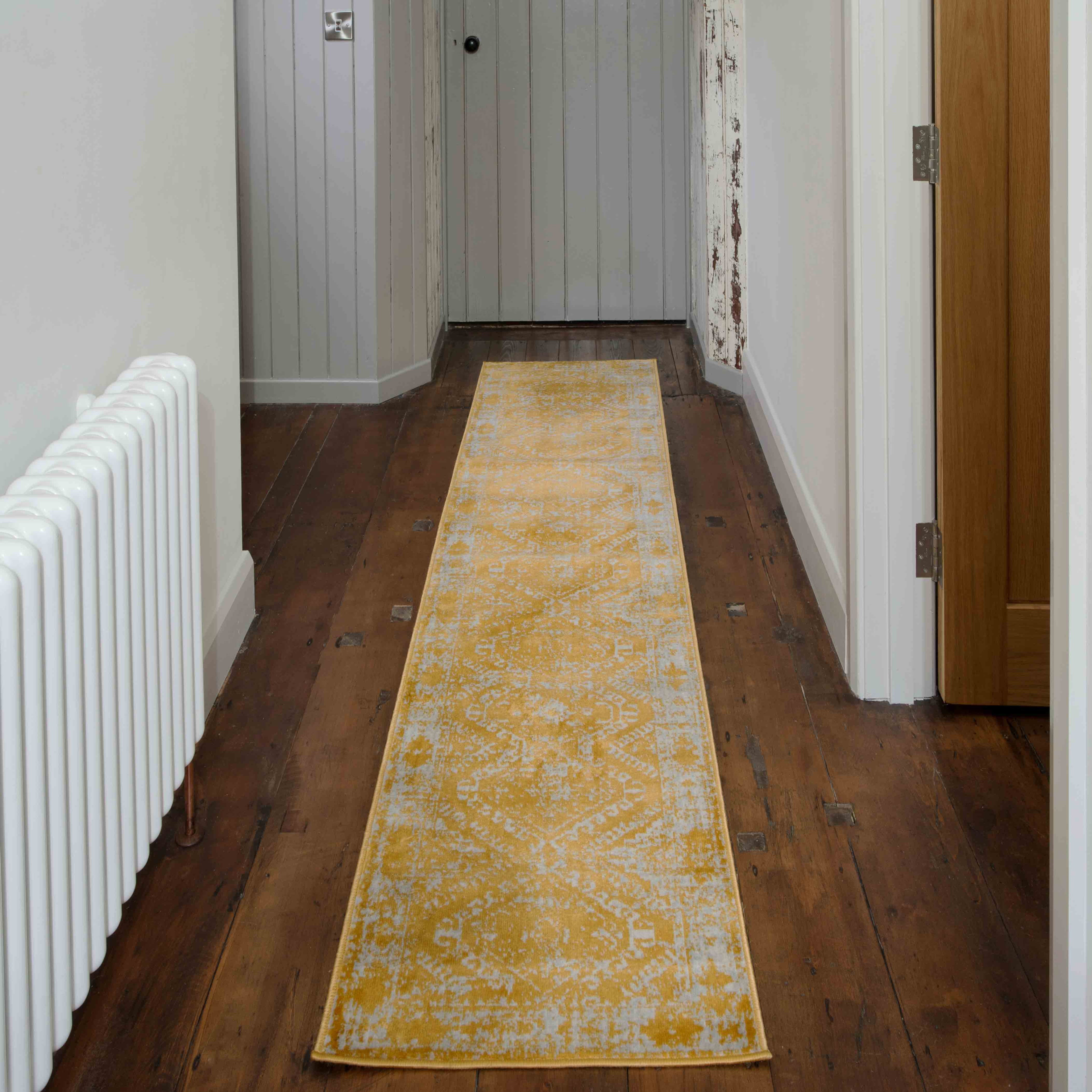 Yellow Sofia Runner Rug