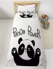 Panda Power Duvet Set