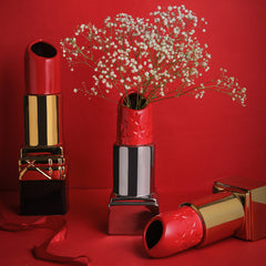 Ceramic Lipstick Vase