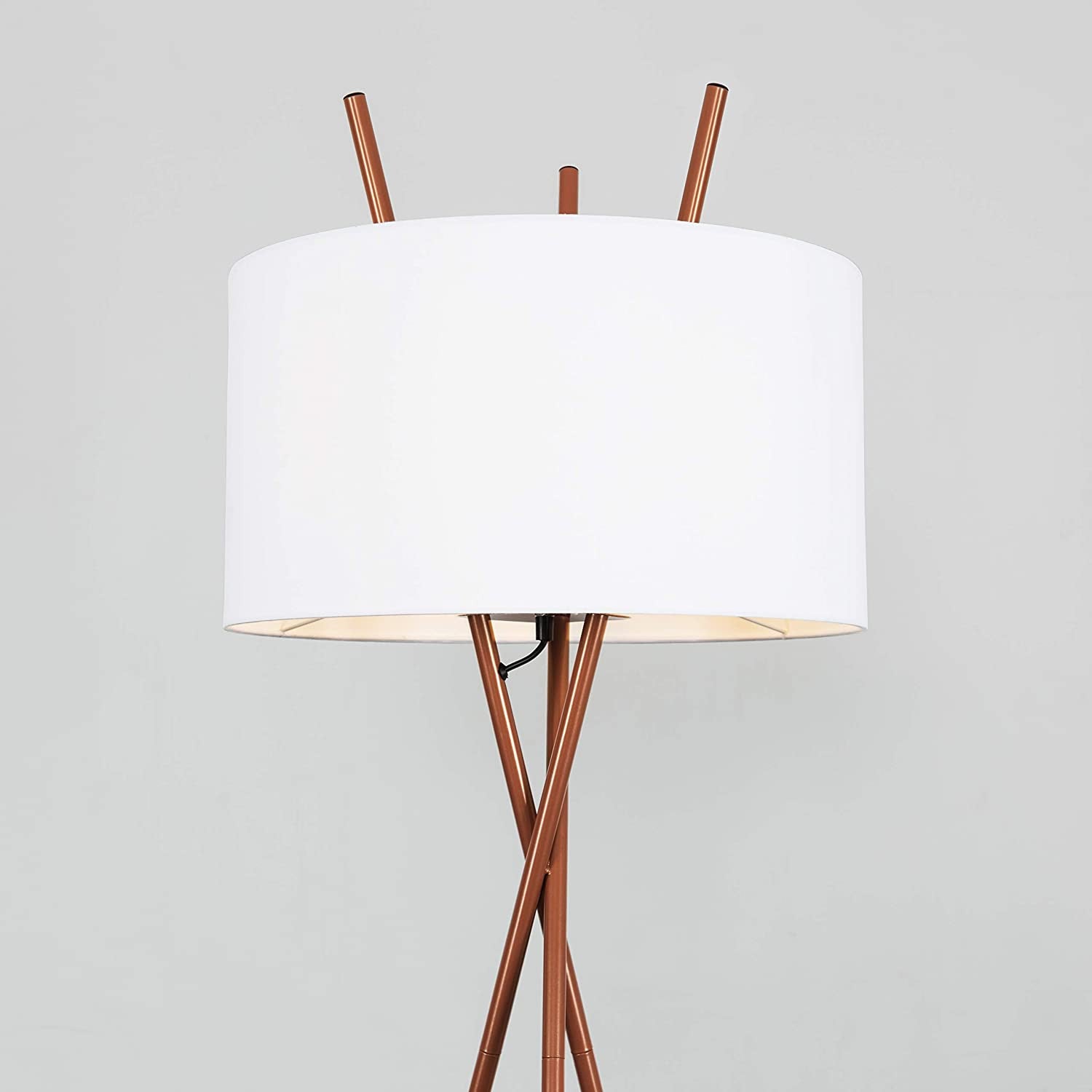 Tripod Copper Floor Lamp