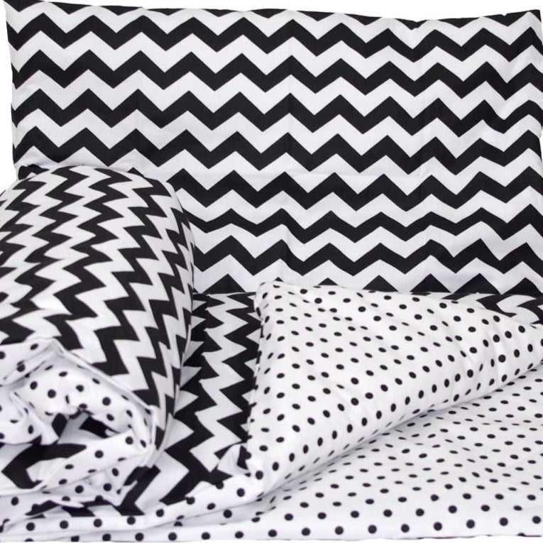 Zig Zag Organic Cotton Cot Set