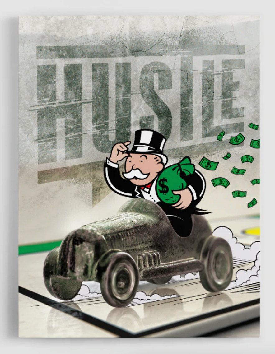 Monopoly Hustle Canvas