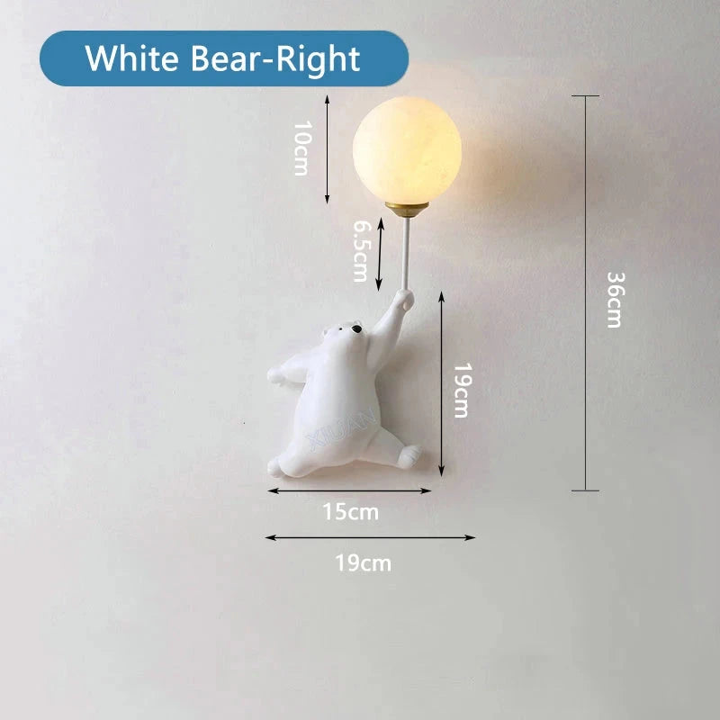 Teddy Bear Wall Lamp