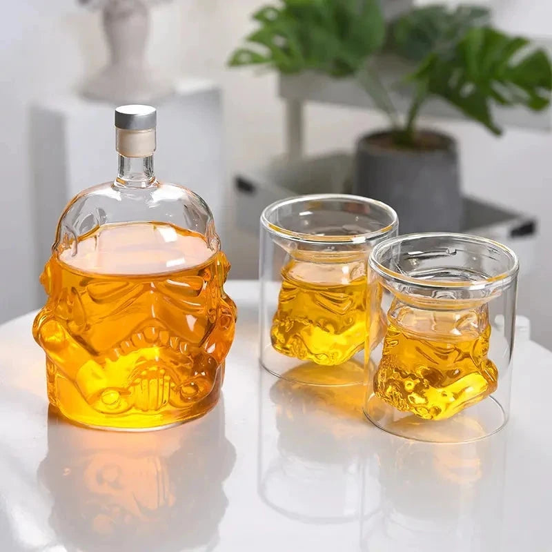 Storm Trooper Glass Decanter