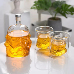 Storm Trooper Glass Decanter