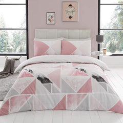 Pink Cross Duvet Set