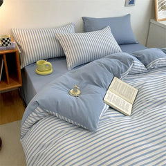 Blue Stripe Duvet Set