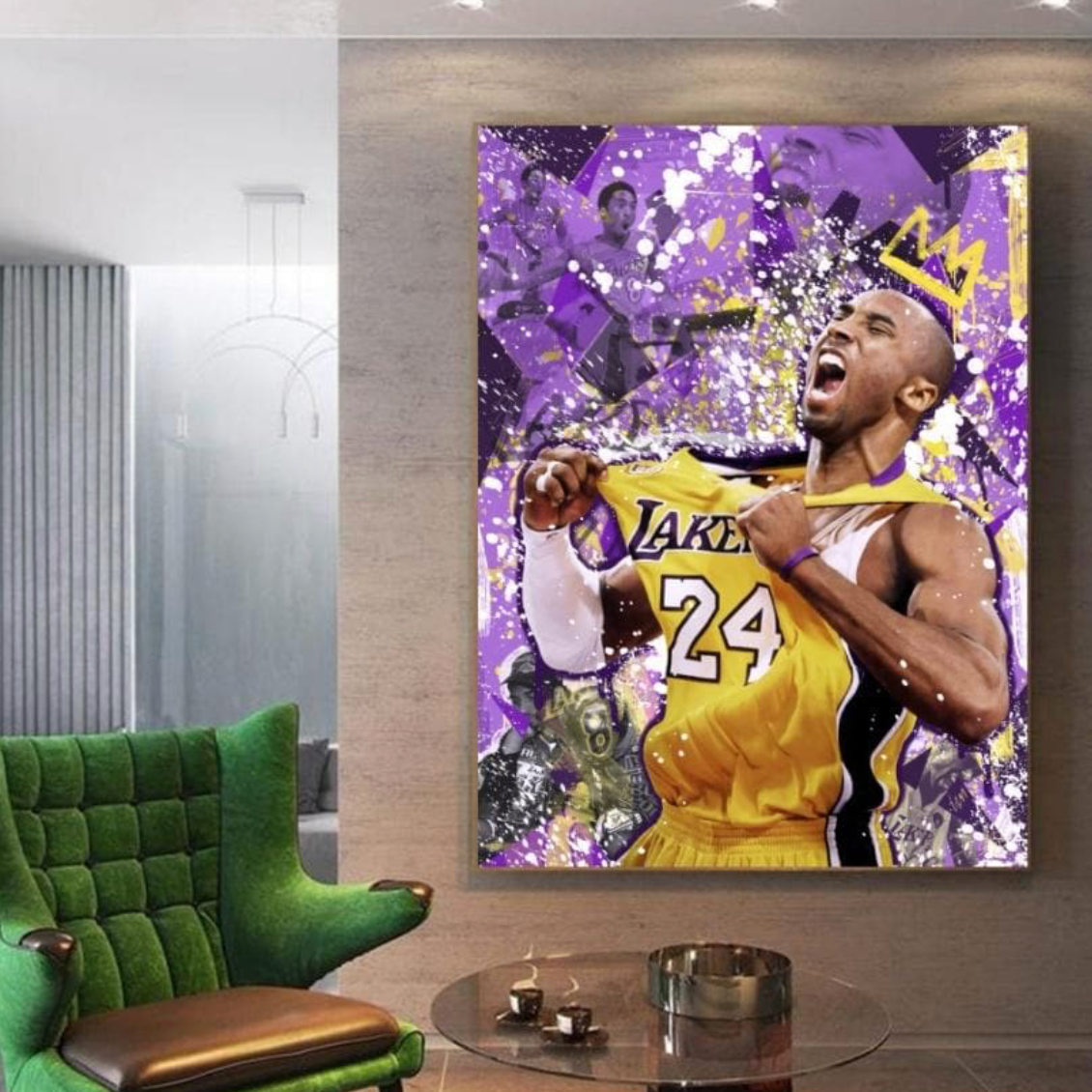 Kobe The King Canvas