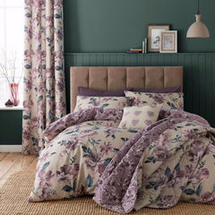 Plum Floral Duvet