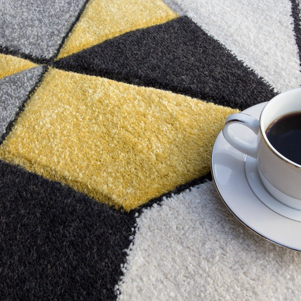 Yellow Rio Geometric Rug