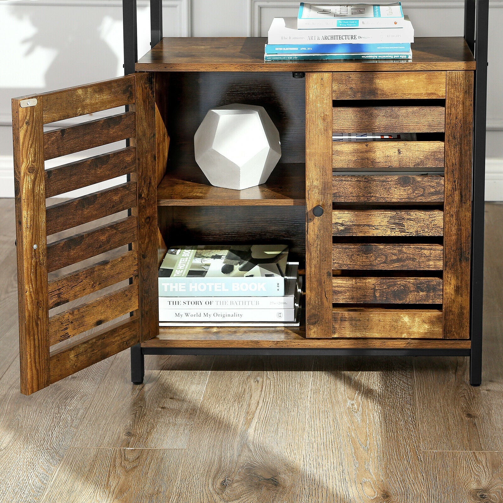 Rustic Double Door Standing Cabinet