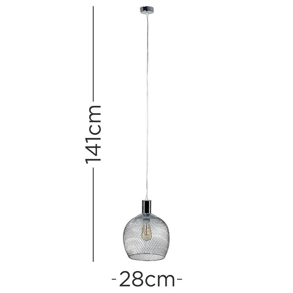 Industrial Mesh Light Pendant