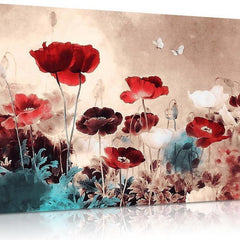 Floral Poppy Canvas