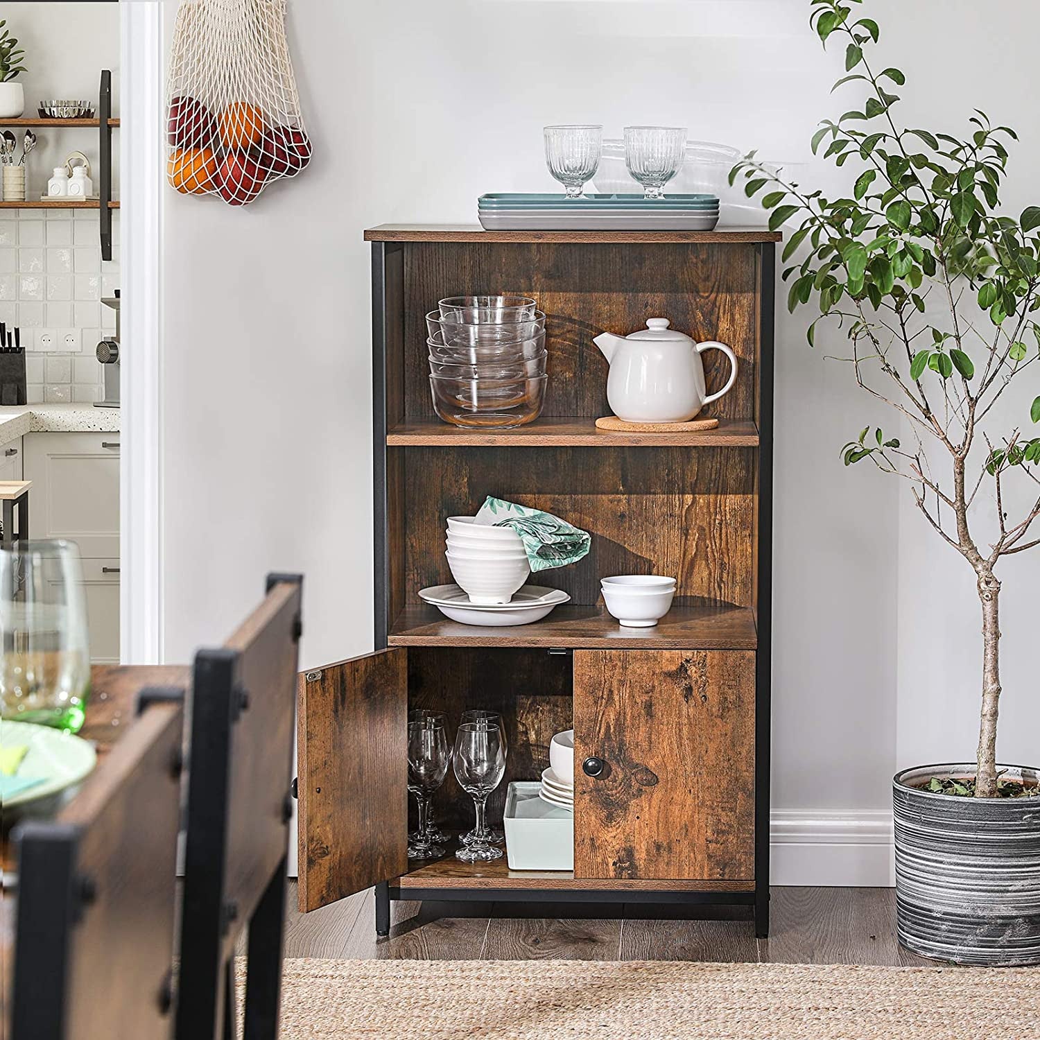 Rustic Brown Cambridge Cabinet