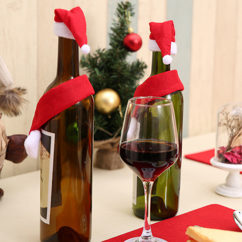 Santa Wine Bottle Covers