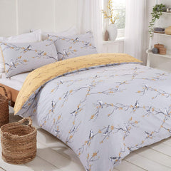 Bird Blossom Reversible Duvet Set